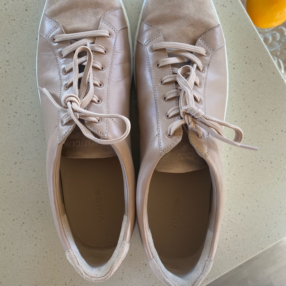 Vince suede and leather sneakers